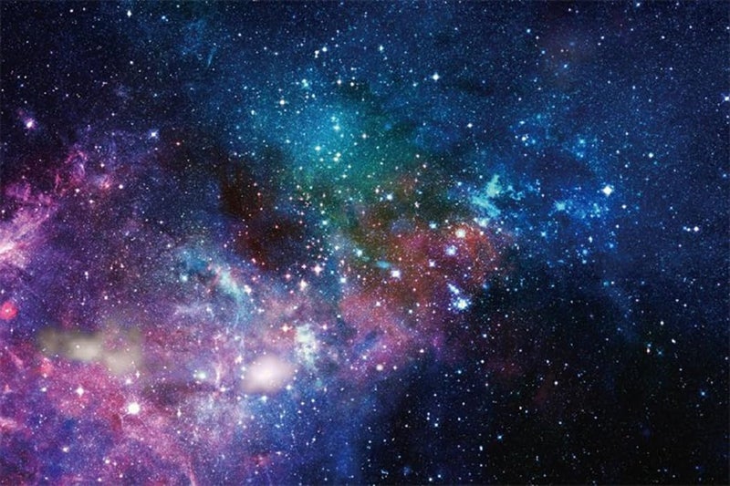 AOFOTO 8x6ft Deep Space Galaxy Nebula Backdrop Universe Sparkling Galactics Starry Sky Milky Way Stars Background for Photography Kid Adult Birthday Party Events Decoration Photo Studio Prop Vinyl - Image 1